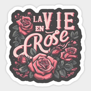 La vie en rose - Edith Piaf Sticker